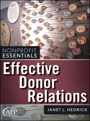 cover image of Effective Donor Relations